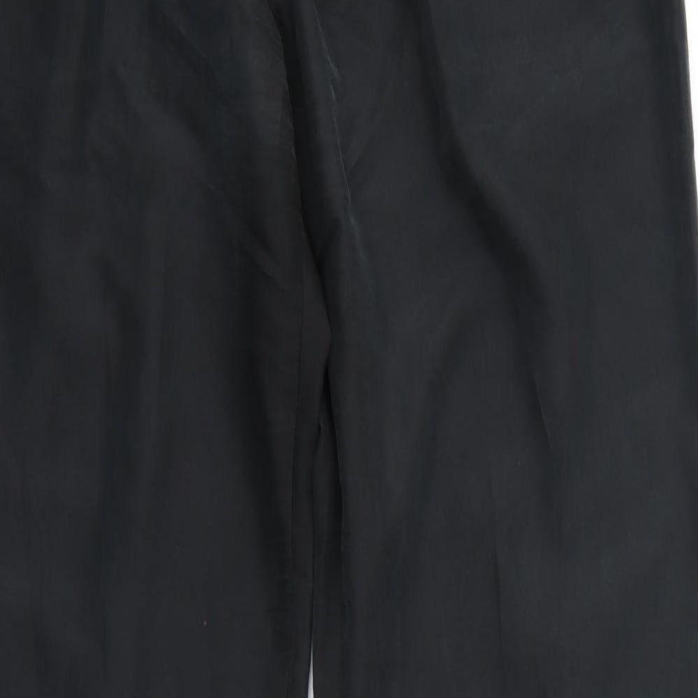 Womens UK Size 10 Dorothy Perkins Regular Fit Black Trousers