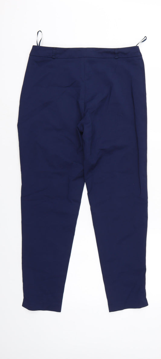 New Look Womens Blue Trousers Size 10 L27 in