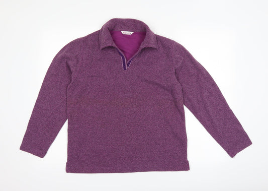 Bonmarché Womens Purple Pullover Sweatshirt Size S