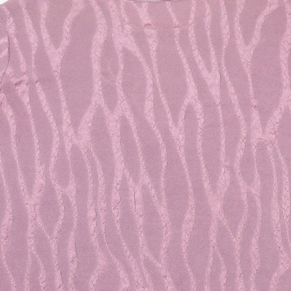 Womens UK Size XL Bonmarché Pink Basic Blouse