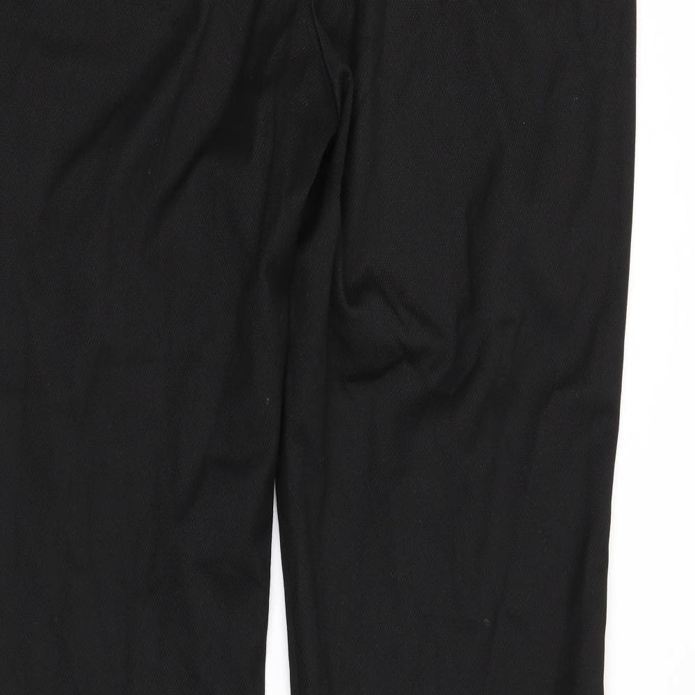 Womens UK Size 16 NEXT Regular Fit Black Trousers