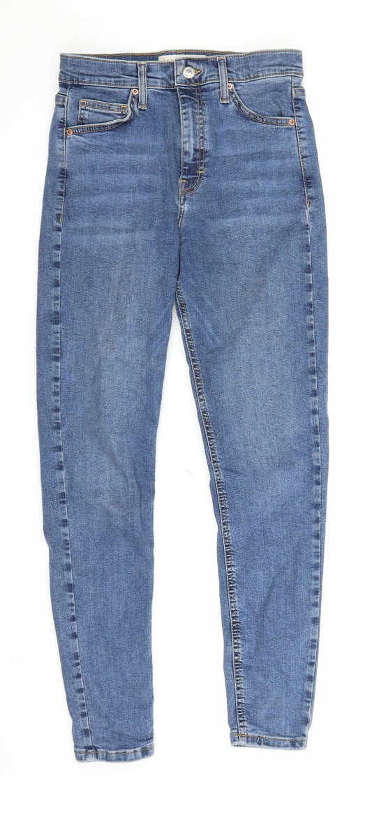 Womens UK Size 28 in Topshop Regular Fit Jegging Blue Jeans