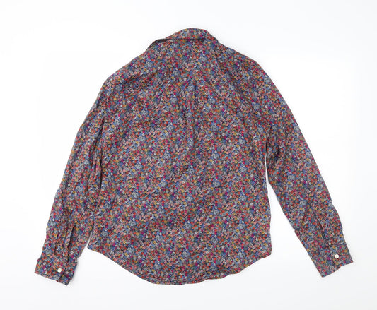 Womens UK Size XS Gap Multicoloured Basic Button-Up