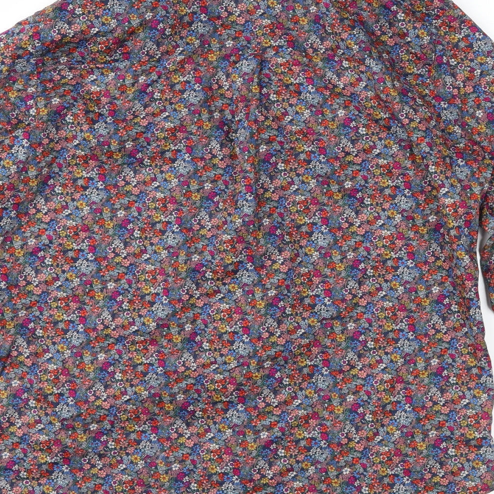 Womens UK Size XS Gap Multicoloured Basic Button-Up