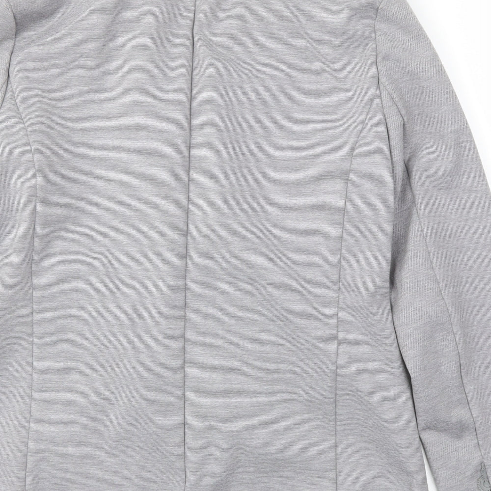 Womens UK Size M Cream Grey Jacket