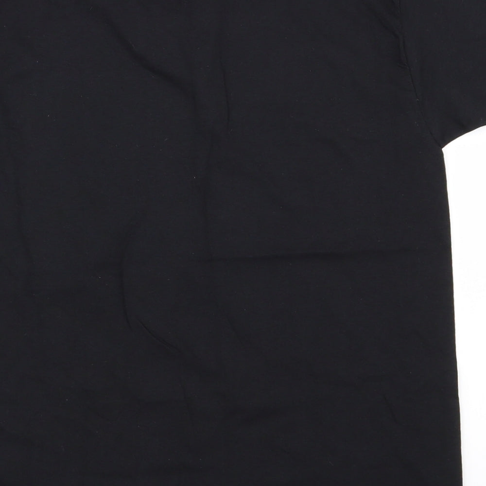 Fruit of the Loom Girls Black Basic T-Shirt Size 9-10 Years - Tik Tok
