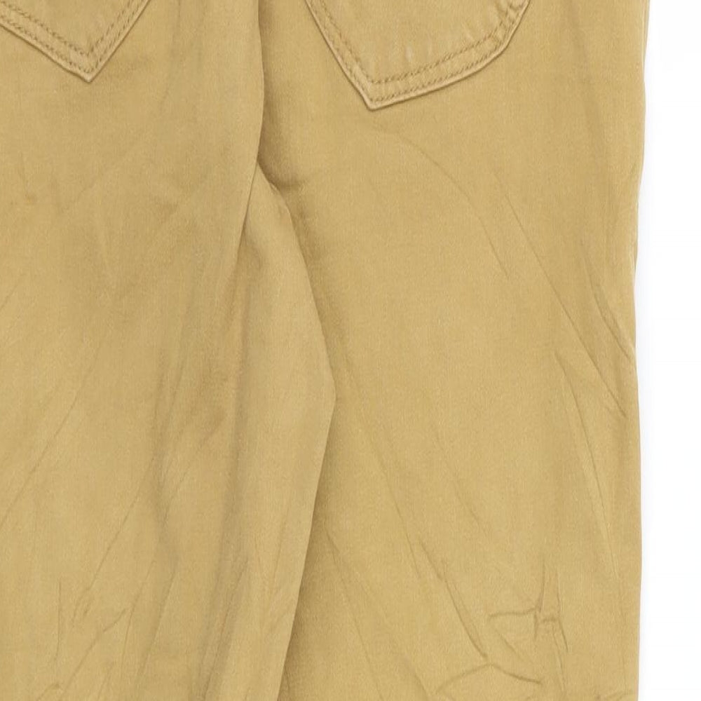 Yessica Womens Yellow   Capri Jeans Size 34 in L23 in