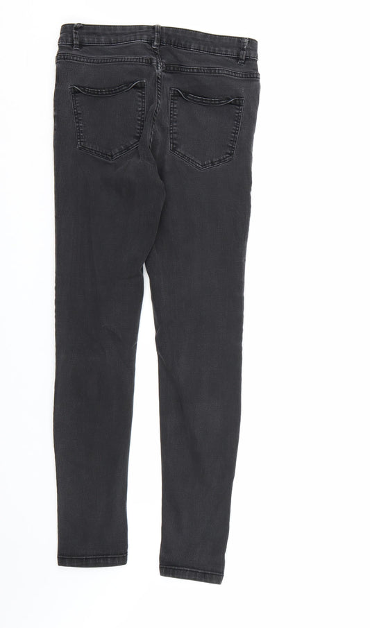 ESMARA Womens Black  Denim Skinny Jeans  L28 in