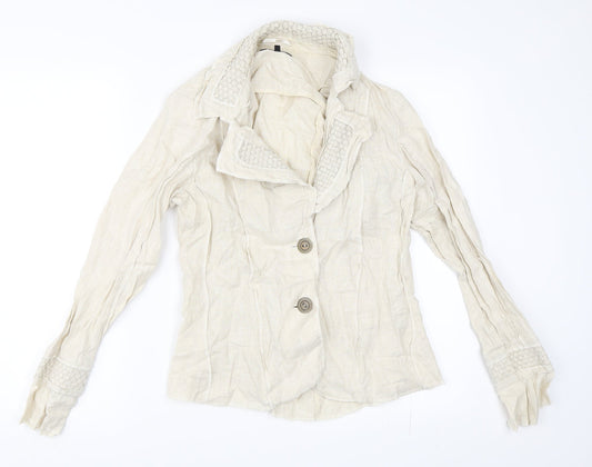 Per Una Womens Beige Jacket Size 10