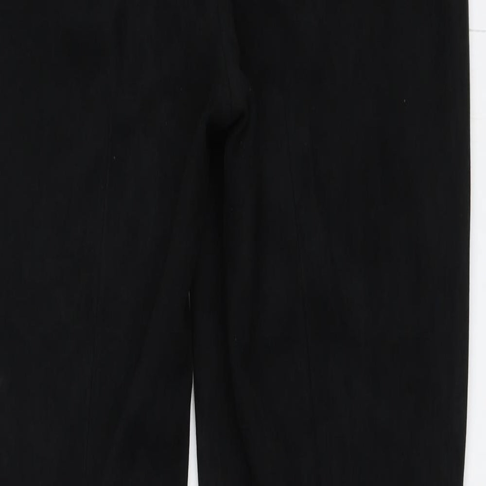 Womens UK Size 38 H&M Regular Fit Black Trousers