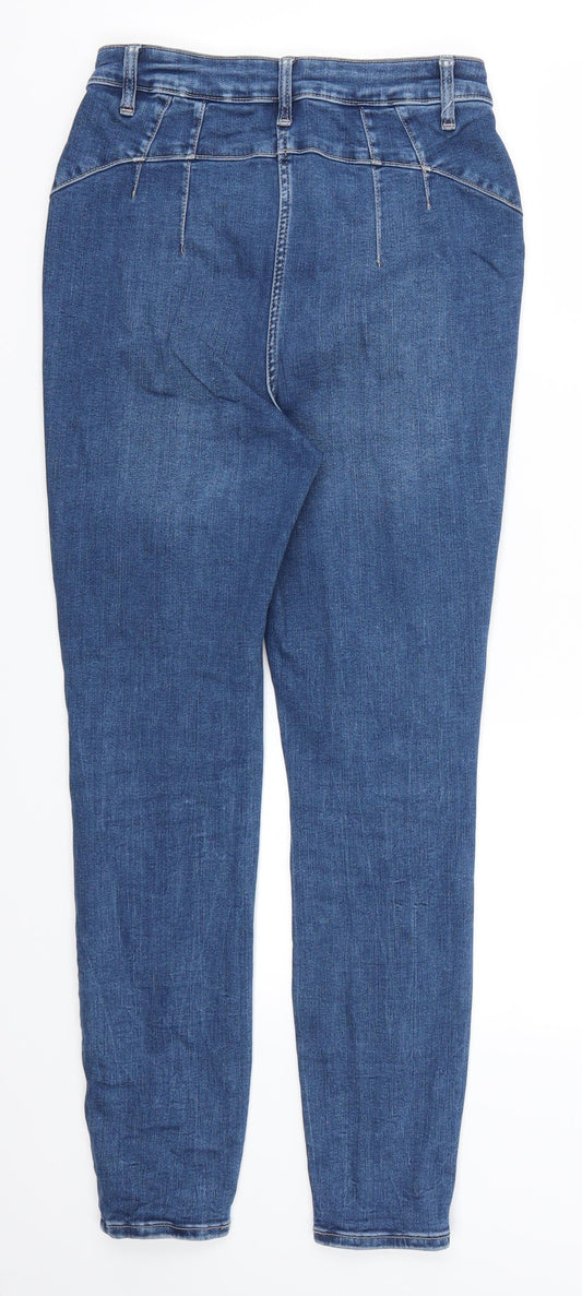 NEXT Womens Blue Denim Skinny Jeans Size 10 L26 in