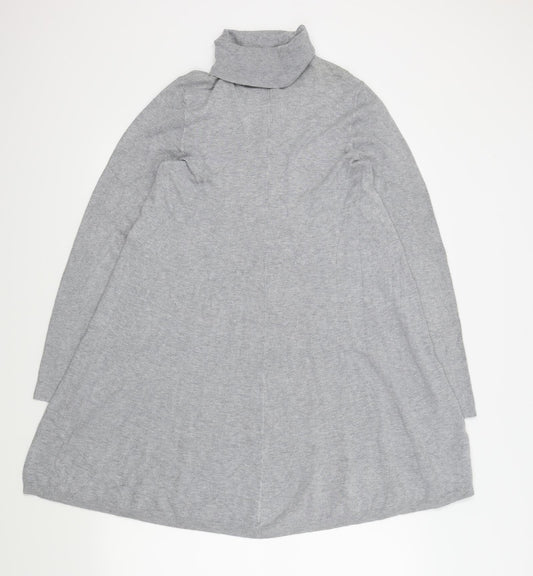 Additional front view of Papaya women’s grey fit & flare, size UK 10