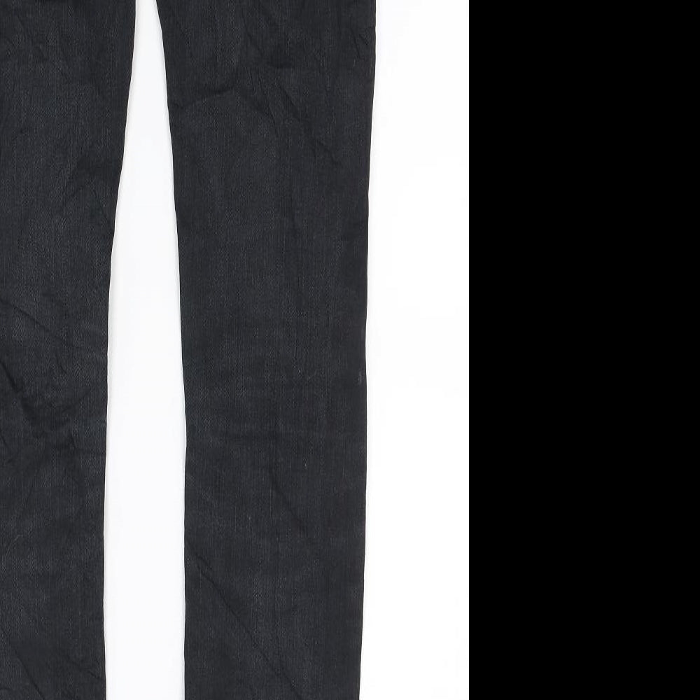 Cobra Womens Black Denim Skinny Jeans Size 28 in L29 in