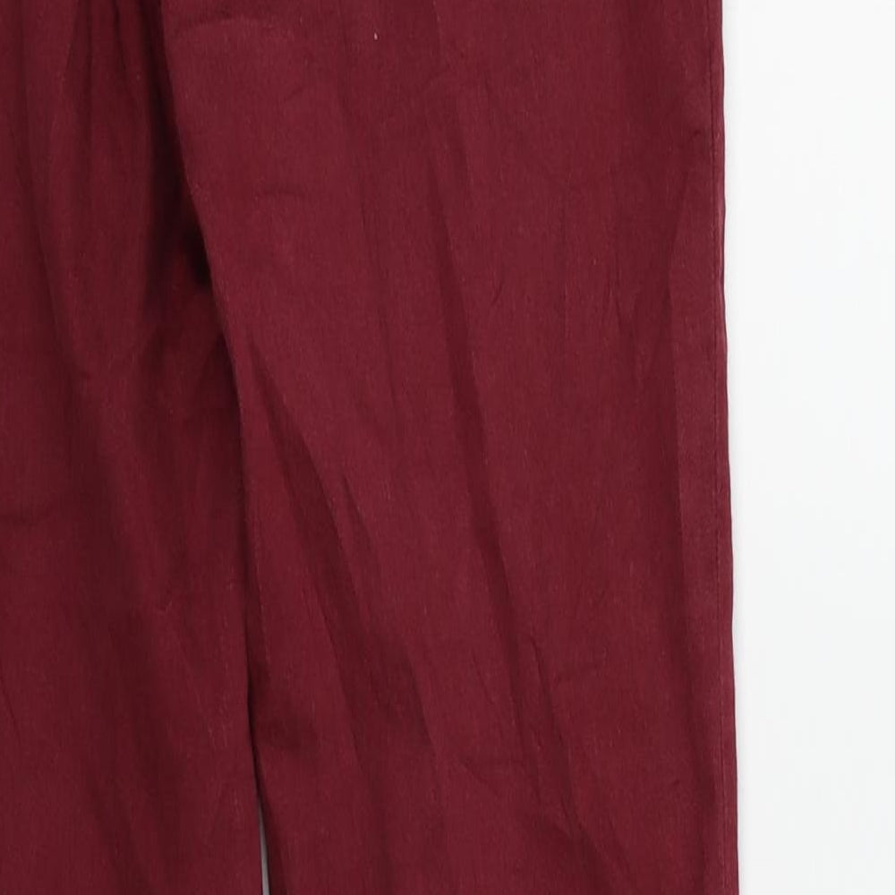 Womens UK Size 8 Janina Regular Fit Purple Trousers