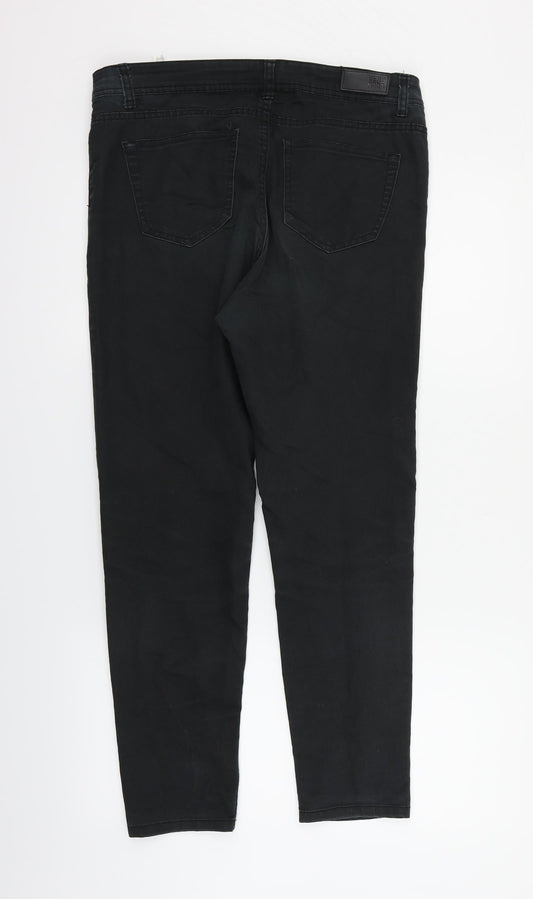 Womens UK Size 32 in VERO MODA Regular Fit Black Trousers