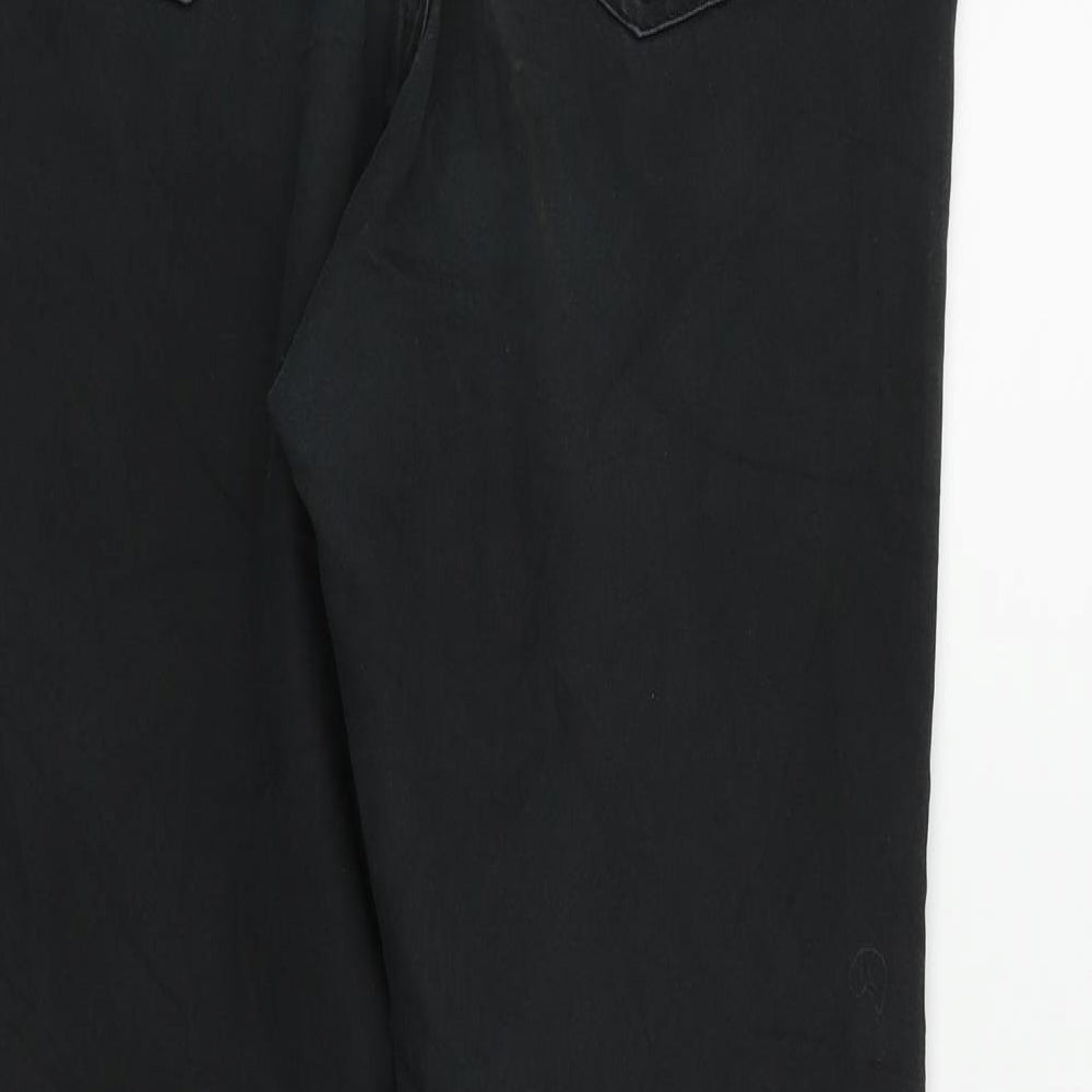 Womens UK Size 32 in VERO MODA Regular Fit Black Trousers