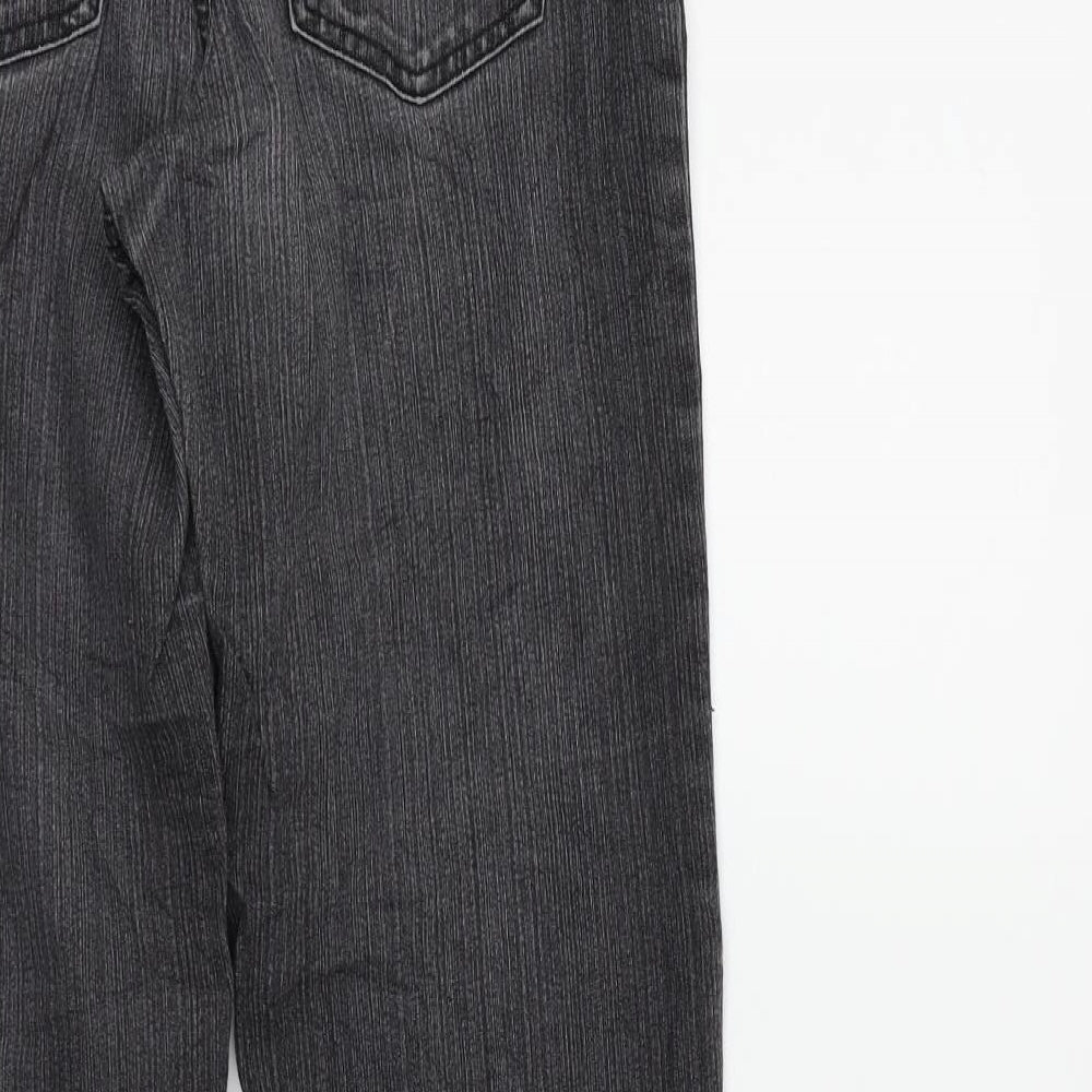 Womens UK Size 6 JUST FOR YOU Regular Fit Straight Grey Jeans