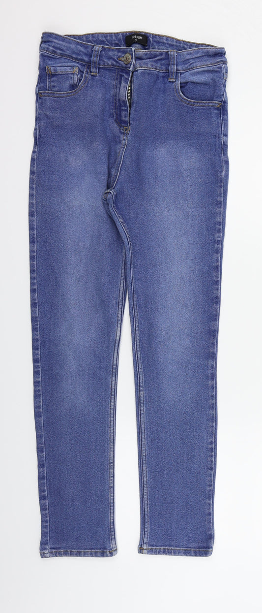 /Denim Womens Blue Straight Jeans Size 10 L26 in
