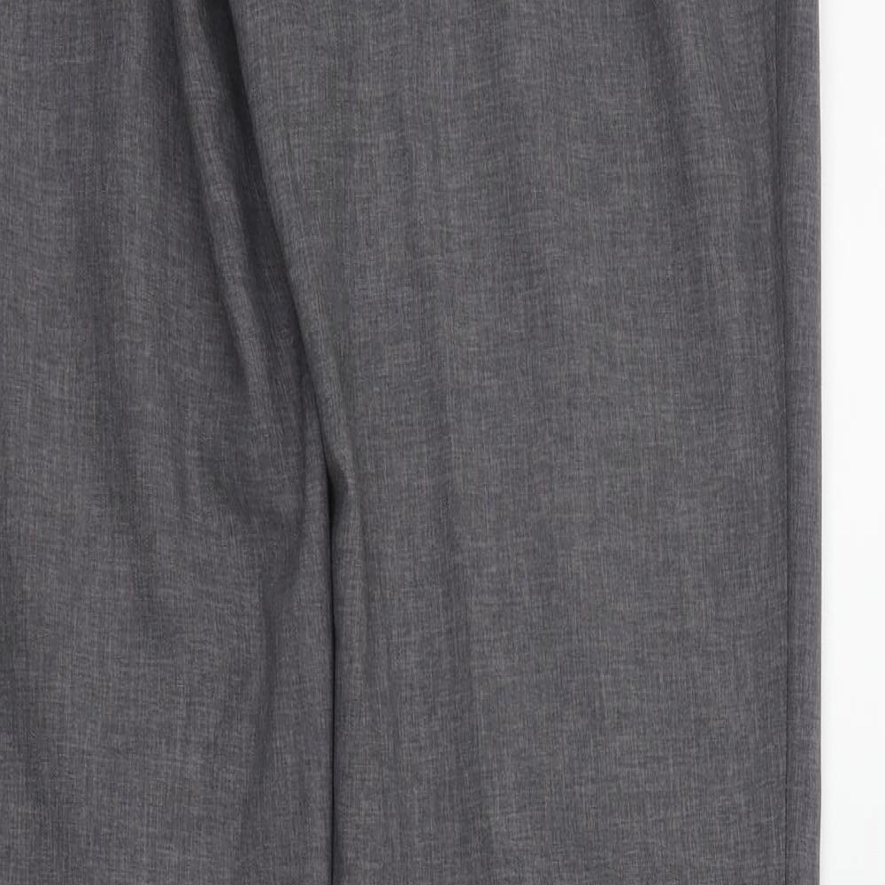 F&F Womens Grey Trousers Size 10 L29 in