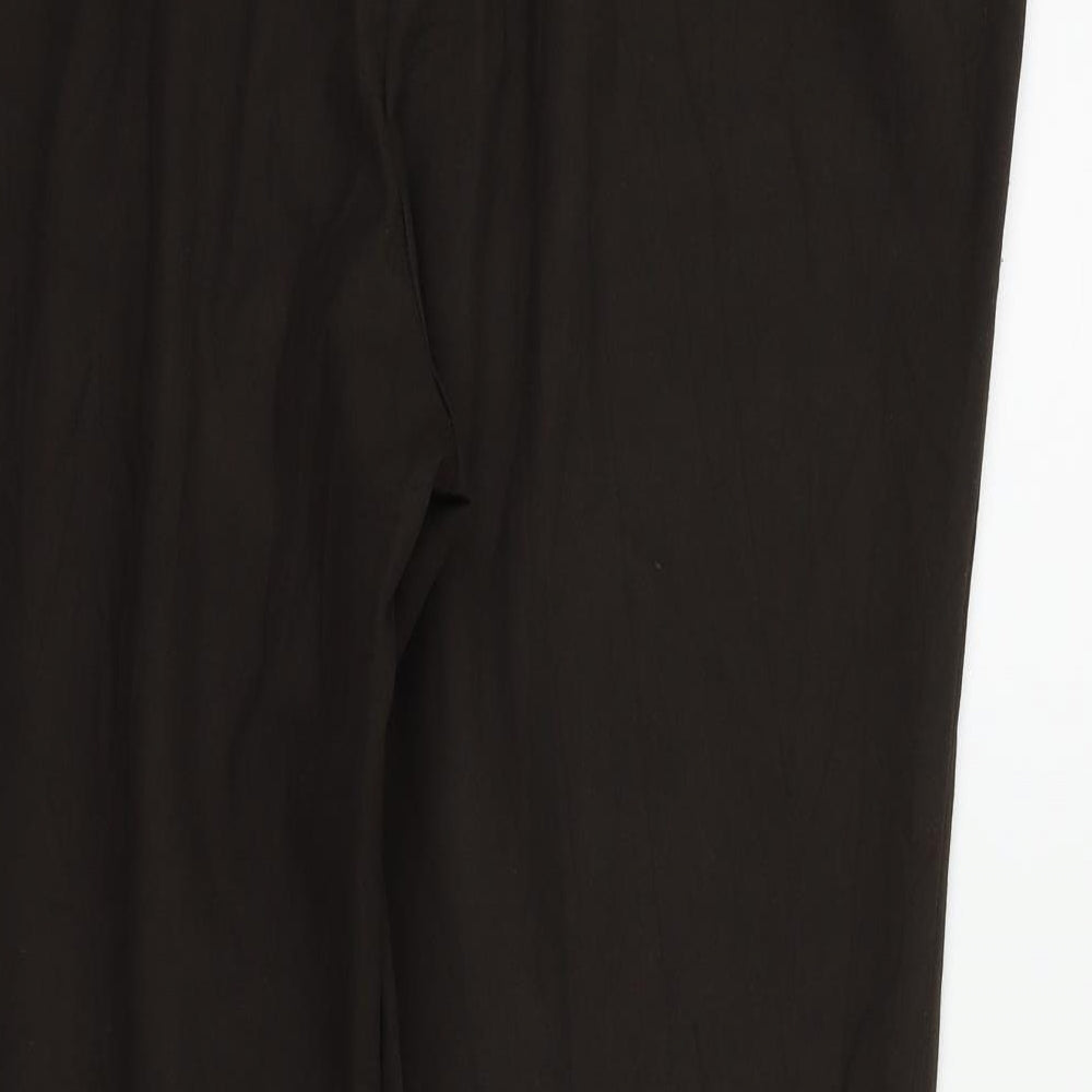 Womens UK Size 22 Stark Regular Fit Brown Trousers