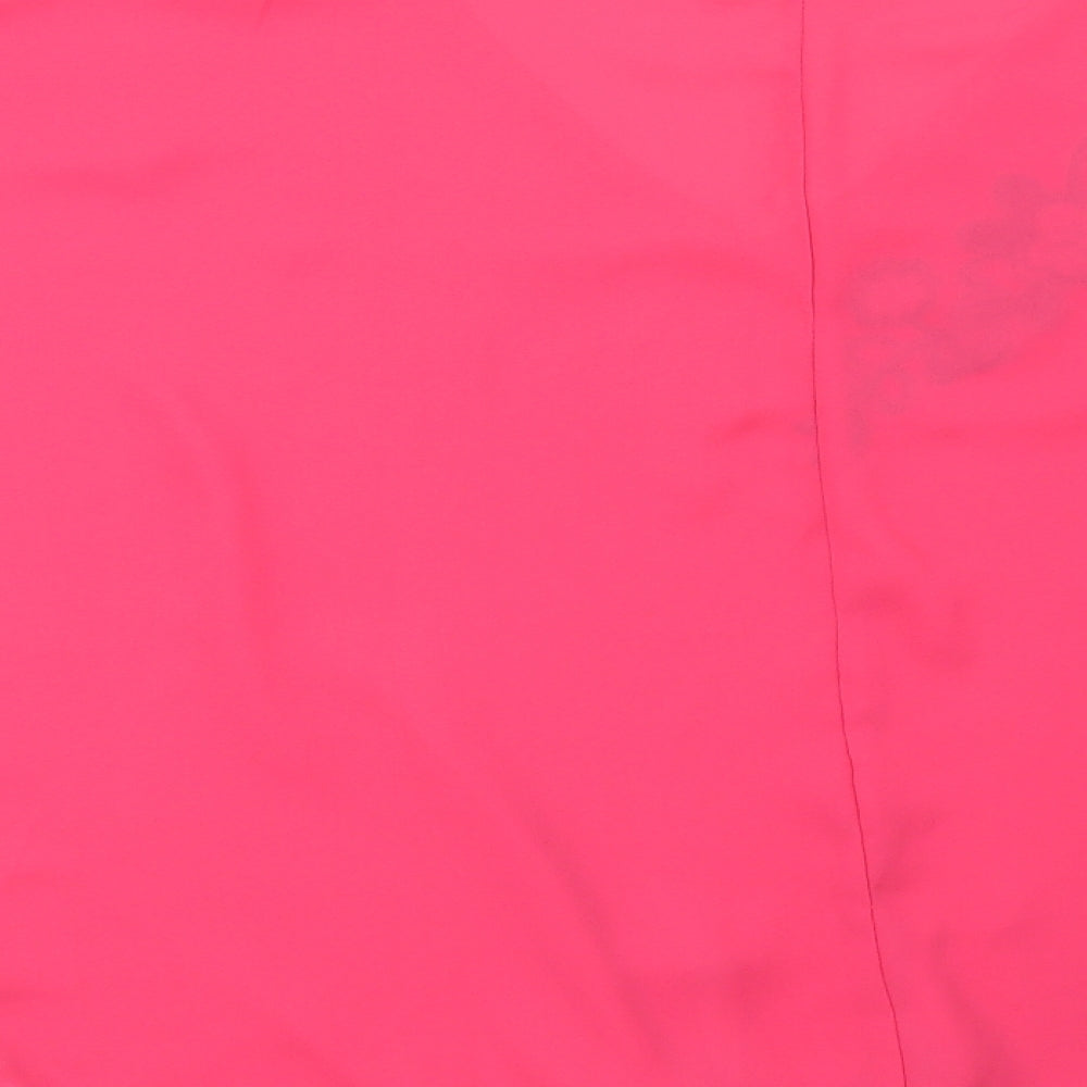 Womens UK Size M Preworn Pink Basic Blouse