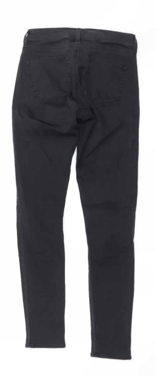 Topshop Womens Black Denim Skinny Jeans Size 26 in L32 in