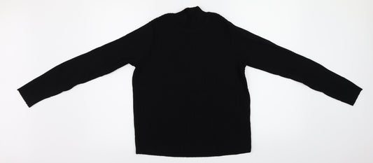 Warehouse Womens Black Pullover Jumper Size 12