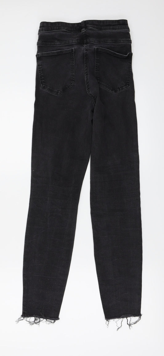 NEXT Womens Grey Straight Jeans Size 10 L25 in