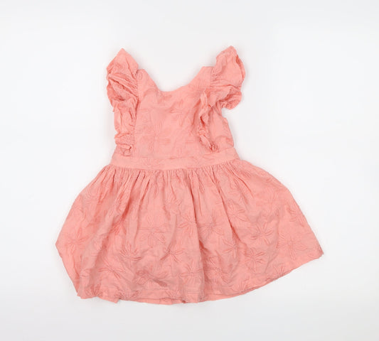 M&S Girls Pink Tutu Dress Size 18-24 Months