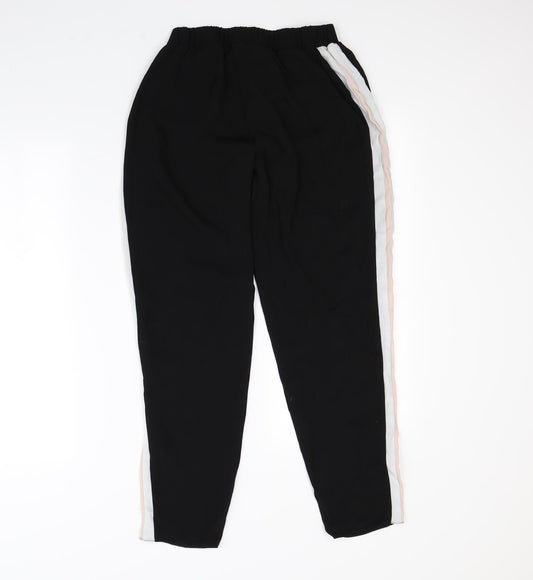 Red Herring Womens Black Trousers Size 10 L28 in
