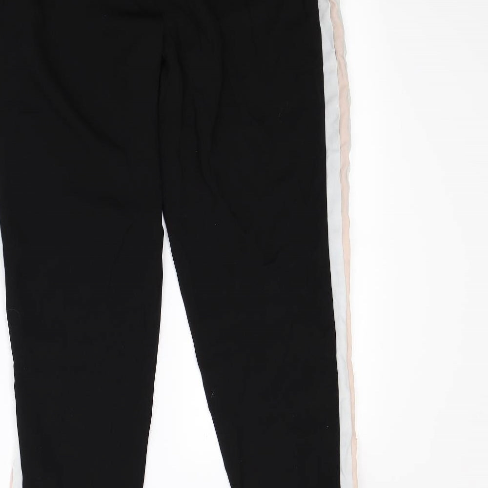 Red Herring Womens Black Trousers Size 10 L28 in