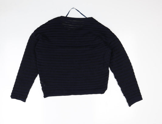 Atmosphere Womens Blue Basic Blouse Size S