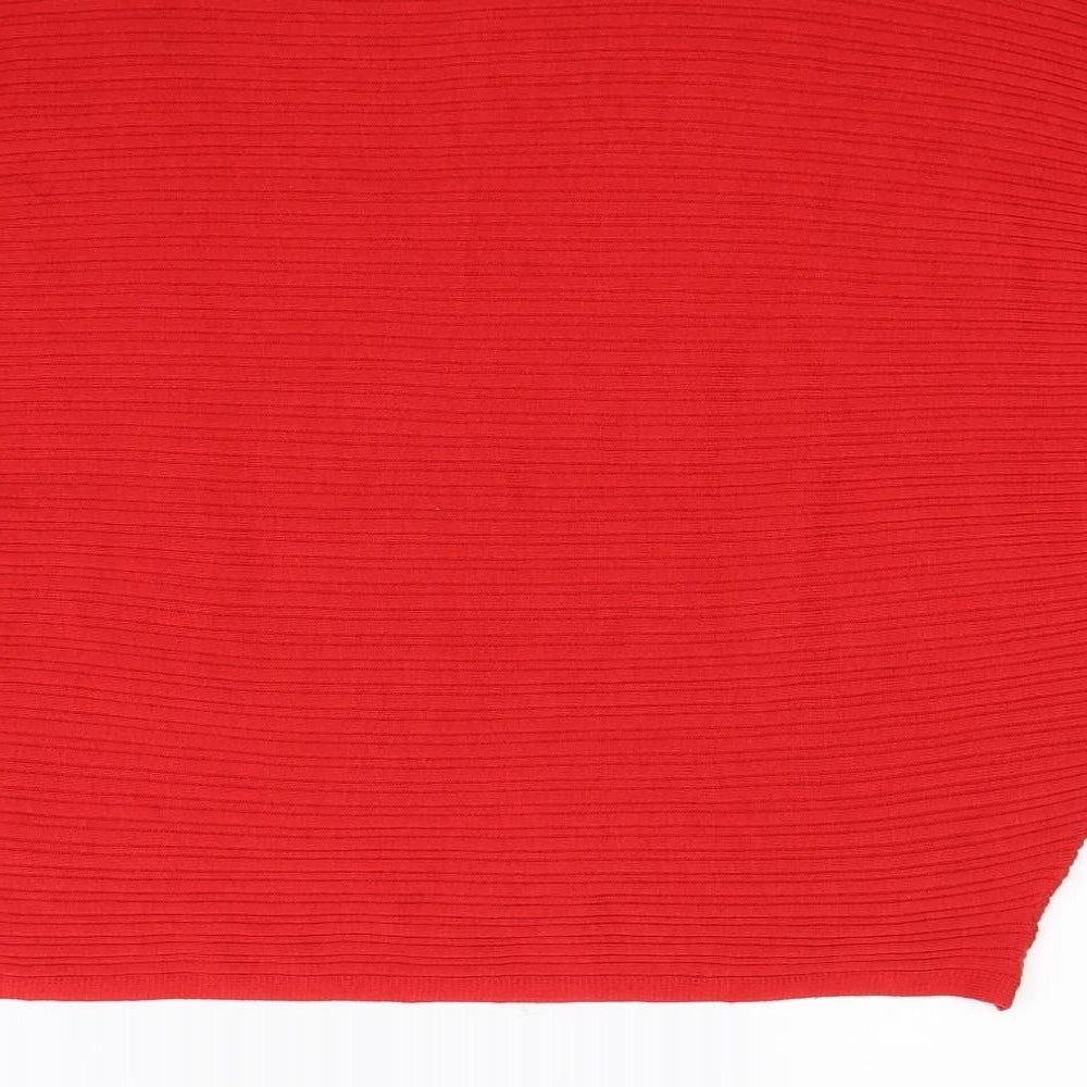 F&F Womens Red Pullover Jumper Size 8