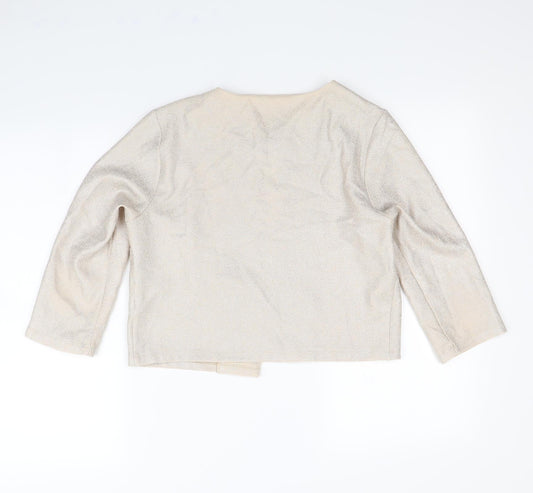 Womens UK Size 12 Dorothy Perkins Silver Jacket