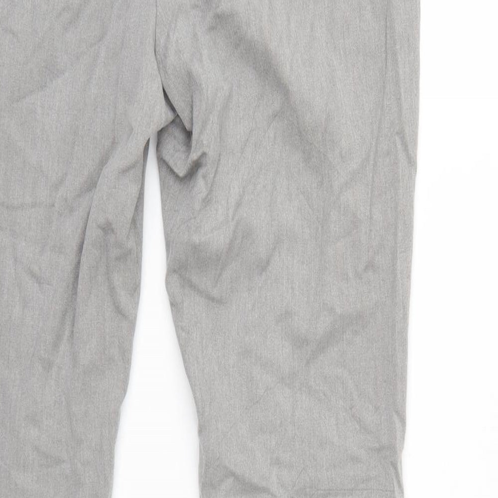 M&S Womens Grey Trousers Size 12 L27 in