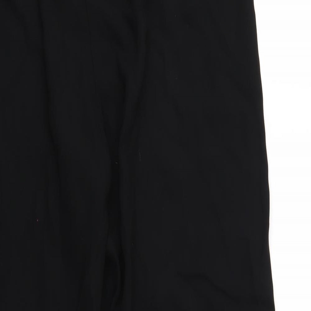ELVI Womens Black Trousers L26 in - Elastic Waist