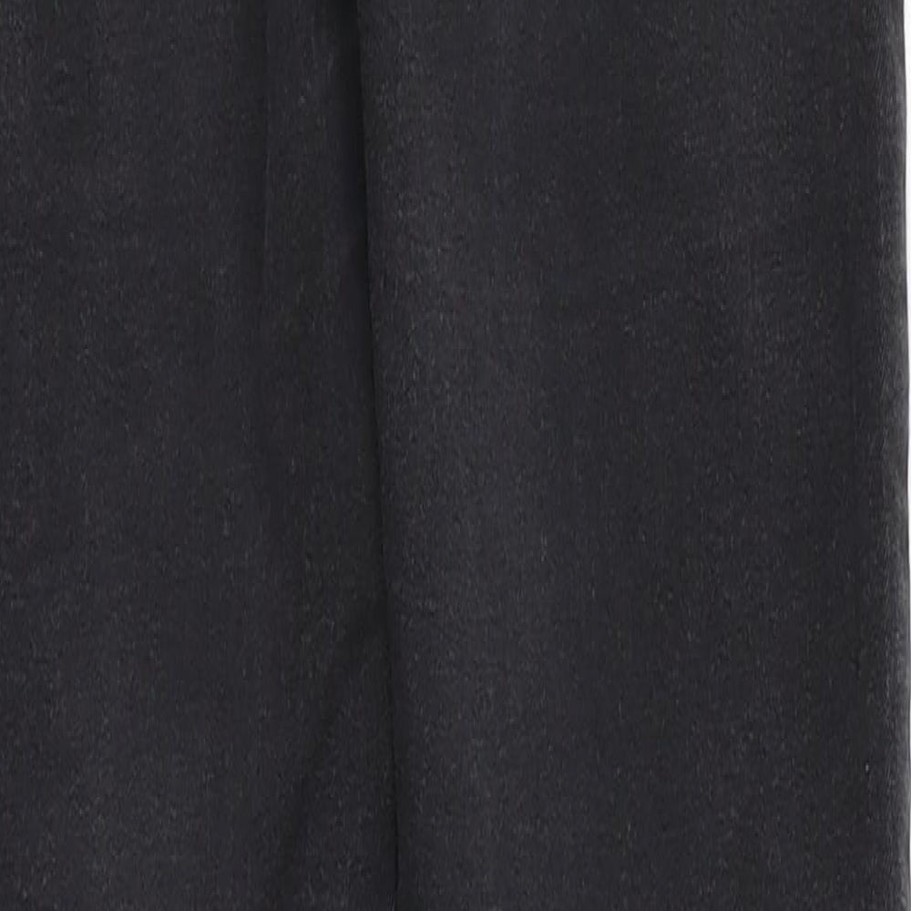 Denim & Co. Womens Black Denim Tapered Jeans Size 10 L30 in - Elastic Waist