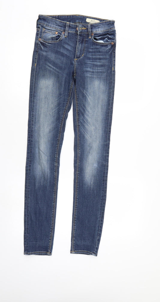 Mens UK Size 25 in & slim Regular Fit Skinny Blue Jeans