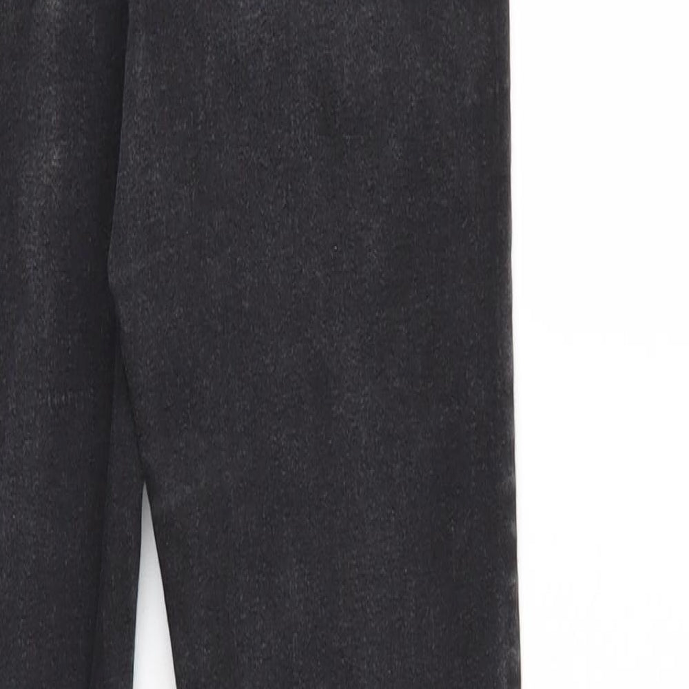 Denim & Co. Womens Black Denim Skinny Jeans Size 10 L28 in - Elastic Waist