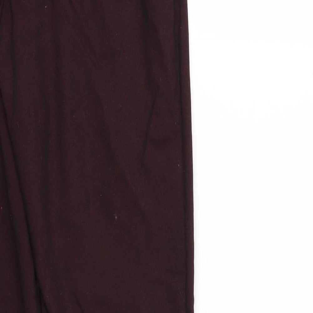 H& Womens Red Denim Skinny Jeans Size 8 L26 in