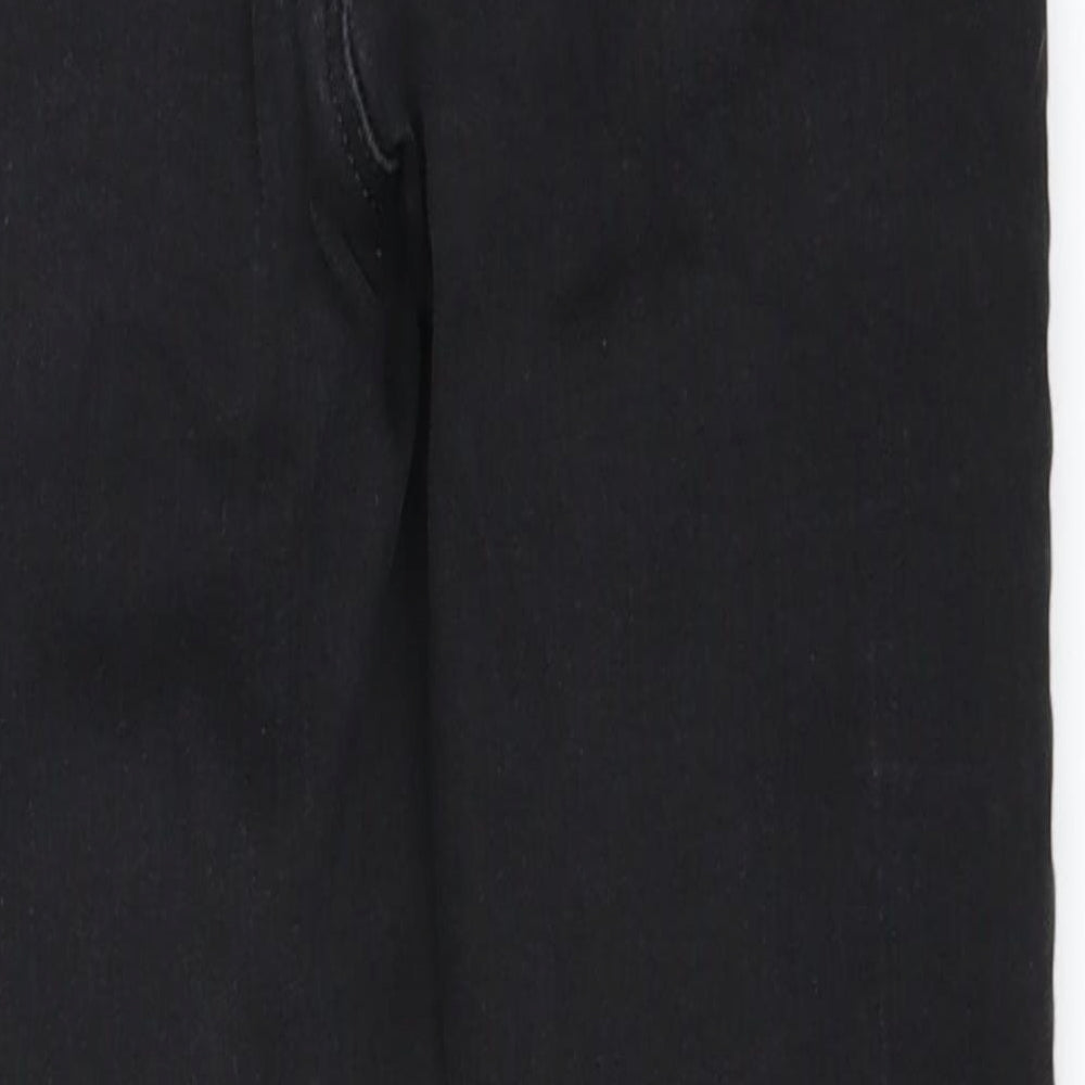 Miss Selfridge Womens Black  Denim Jegging Jeans Size 8 L23 in