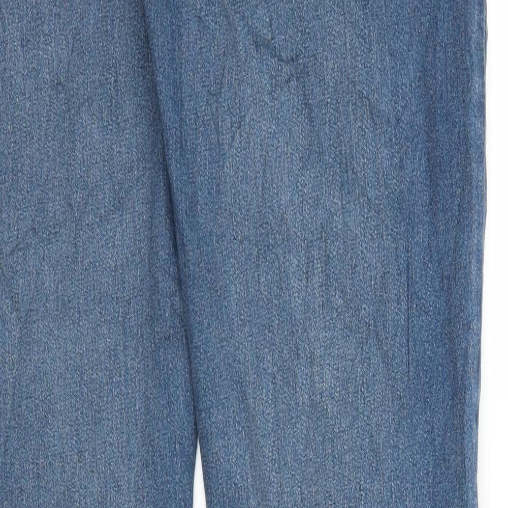 Pimkie Womens Blue Denim Straight Jeans Size 32 in L31 in