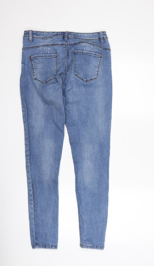 denim co Womens Blue Denim Skinny Jeans Size 30 L28 in