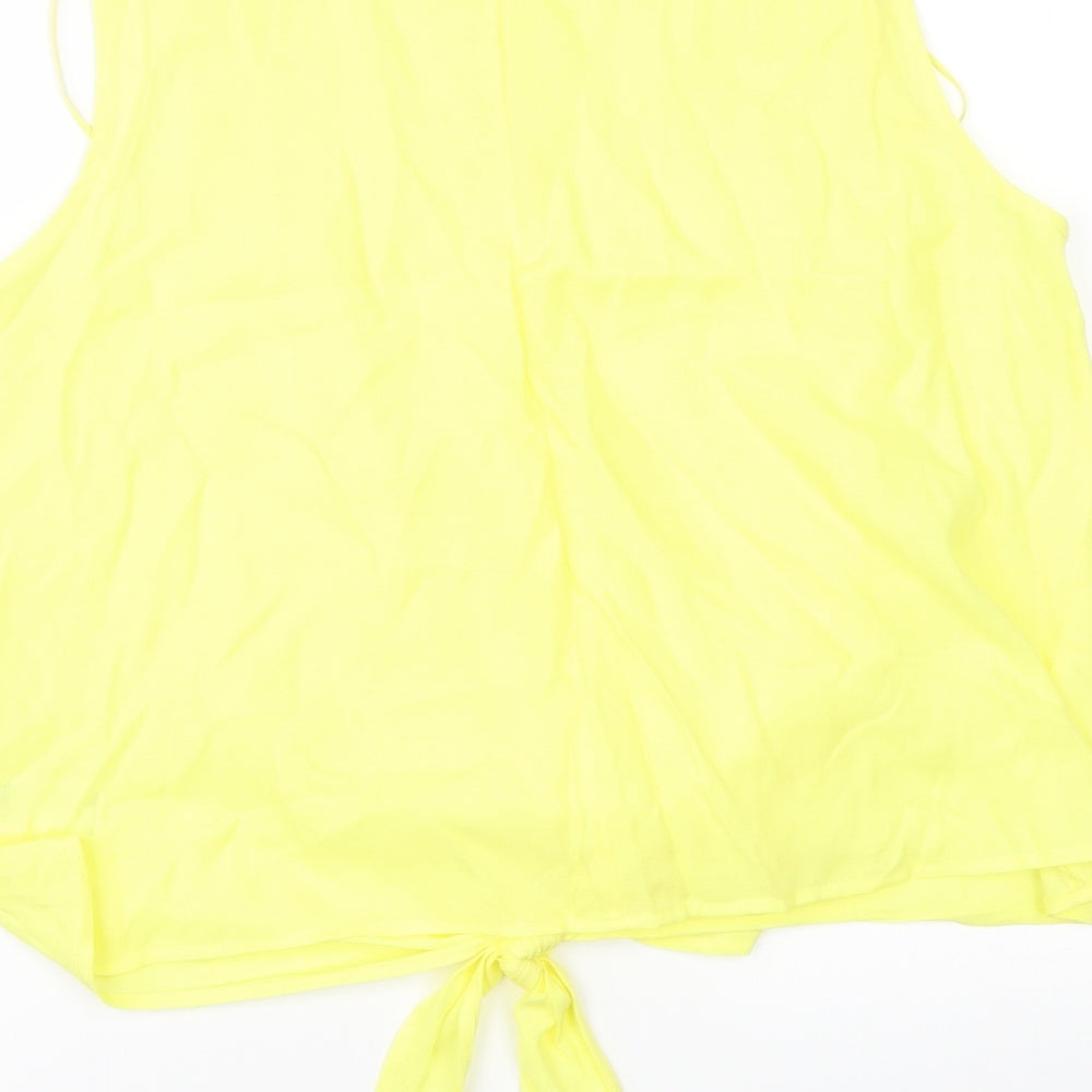 F&F Womens Yellow Camisole Blouse Size 10