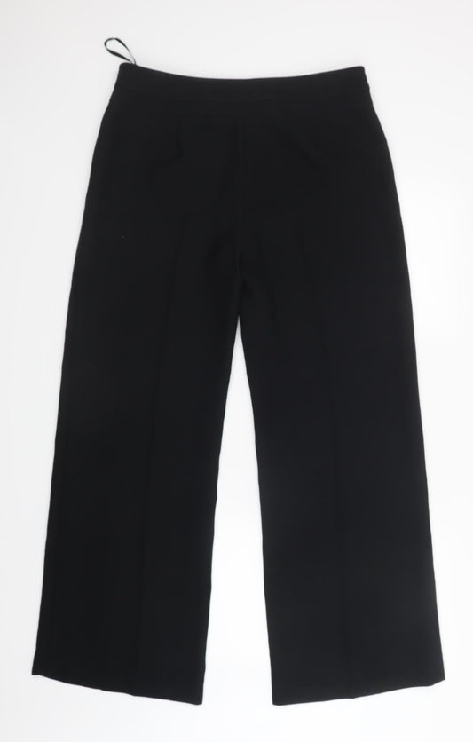 Womens UK Size 34 in NEXT Regular Fit Black Trousers
