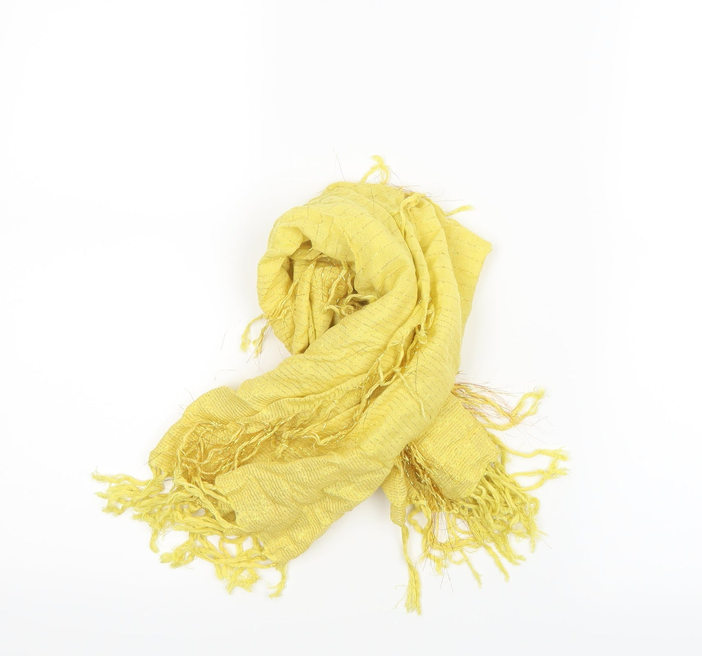 Atmosphere Womens Yellow Scarf