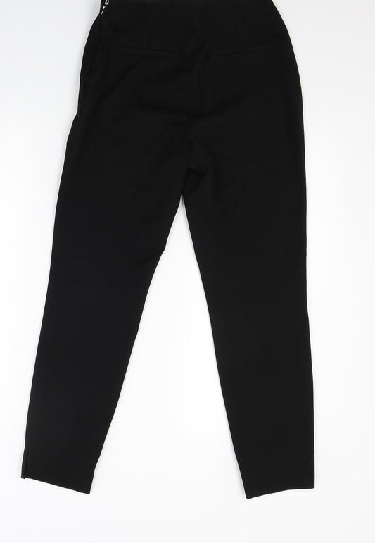Womens UK Size 8 H&M Regular Fit Black Trousers