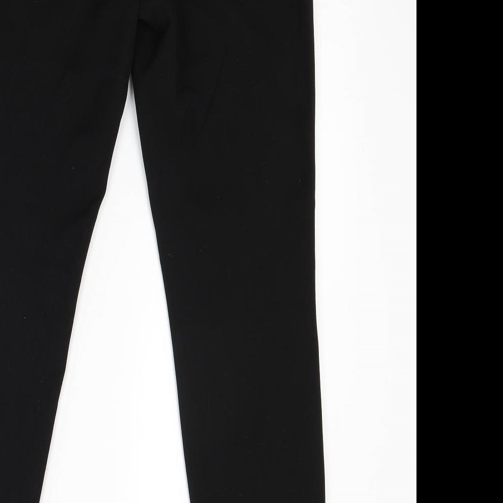 Womens UK Size 8 H&M Regular Fit Black Trousers