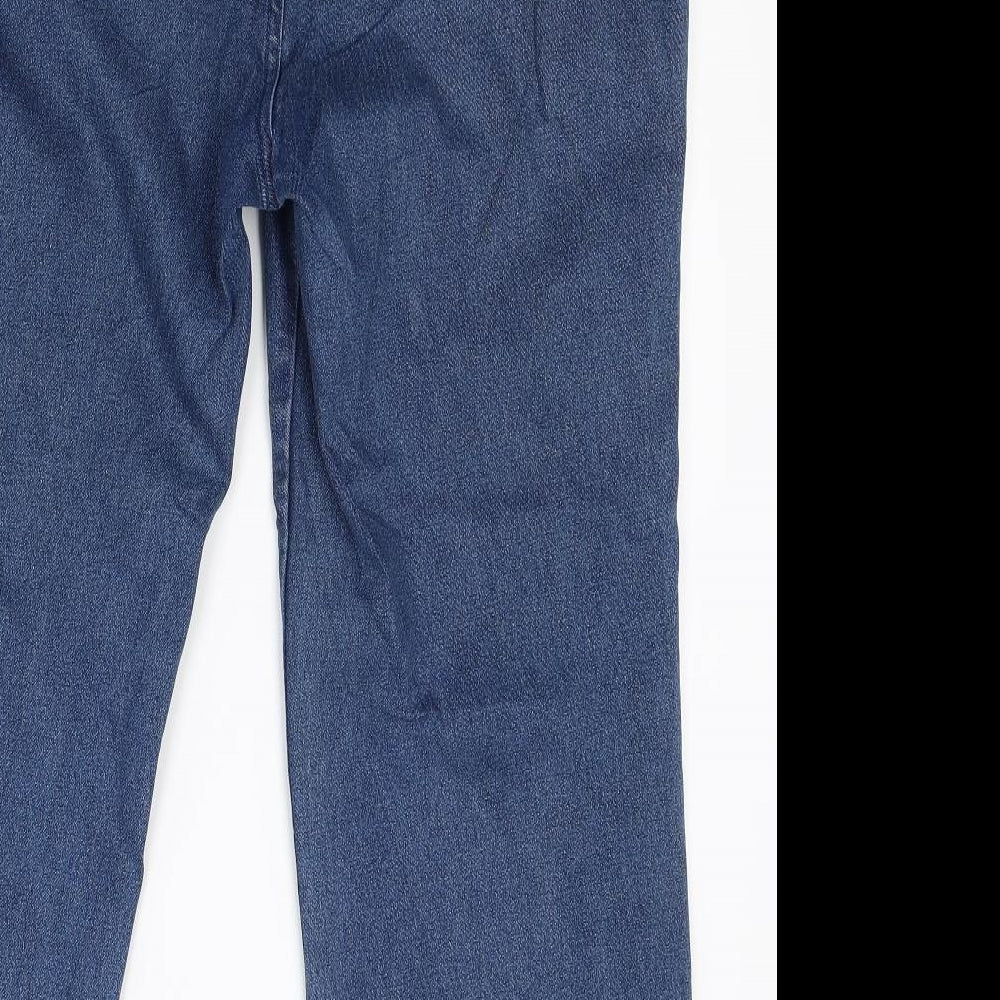 Lafei Neir Womens Blue Denim Straight Jeans Size 34 in L29 in