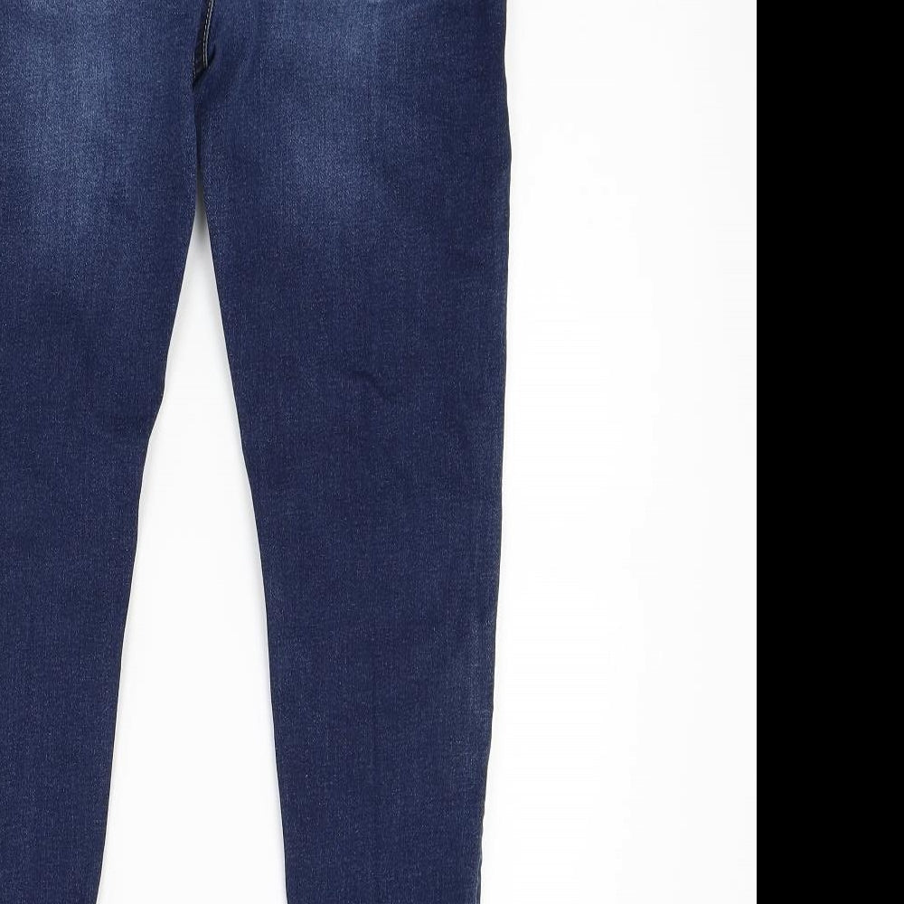 Very Womens Blue Denim Skinny Jeans Size 27 in L25 in